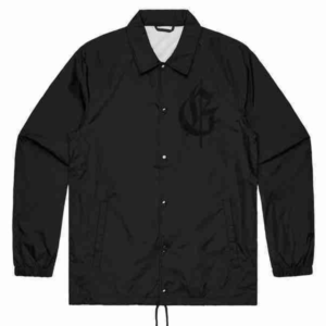 Black TTH Nylon Coach G-Eazy Jacket