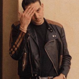 Black & Brown G-Eazy Biker Jacket